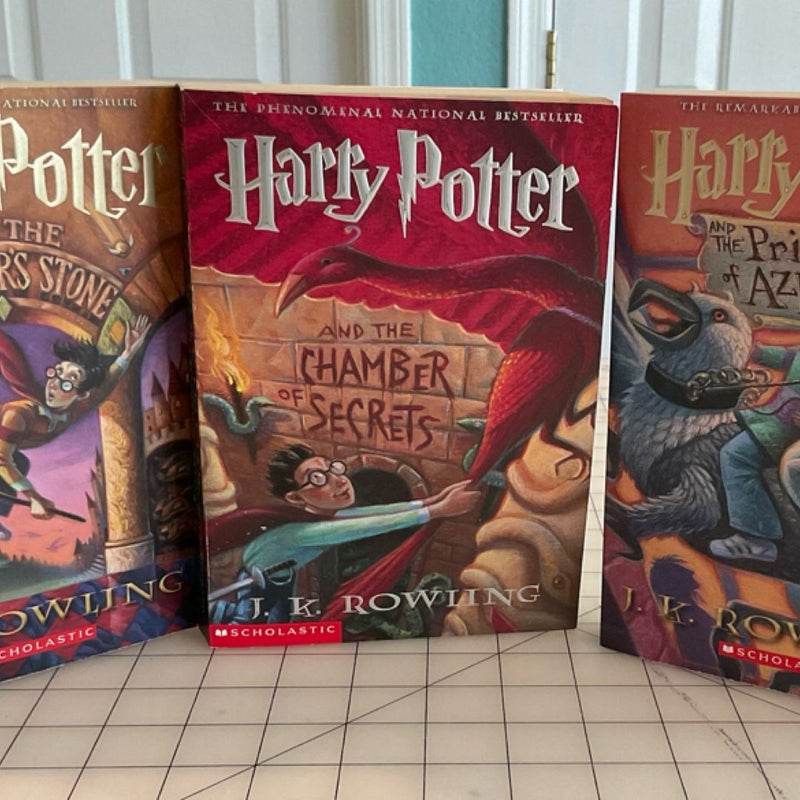 Harry Potter Soft Cover Bundle Books 1, 2, 3