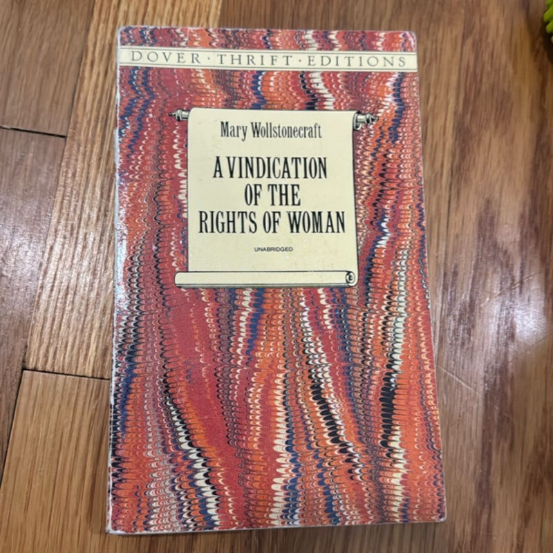 A Vindication of the Rights of Woman