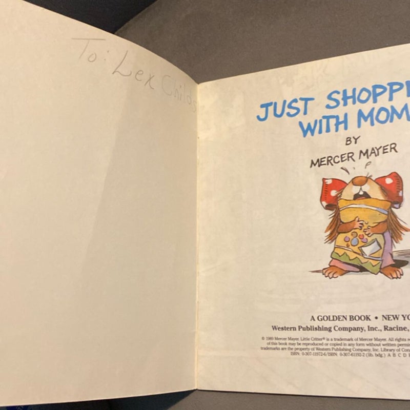 Just Shopping with Mom (Little Critter)