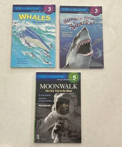 Sharks, Whales, Space Reading Bundle 