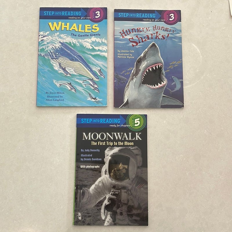 Sharks, Whales, Space Reading Bundle 
