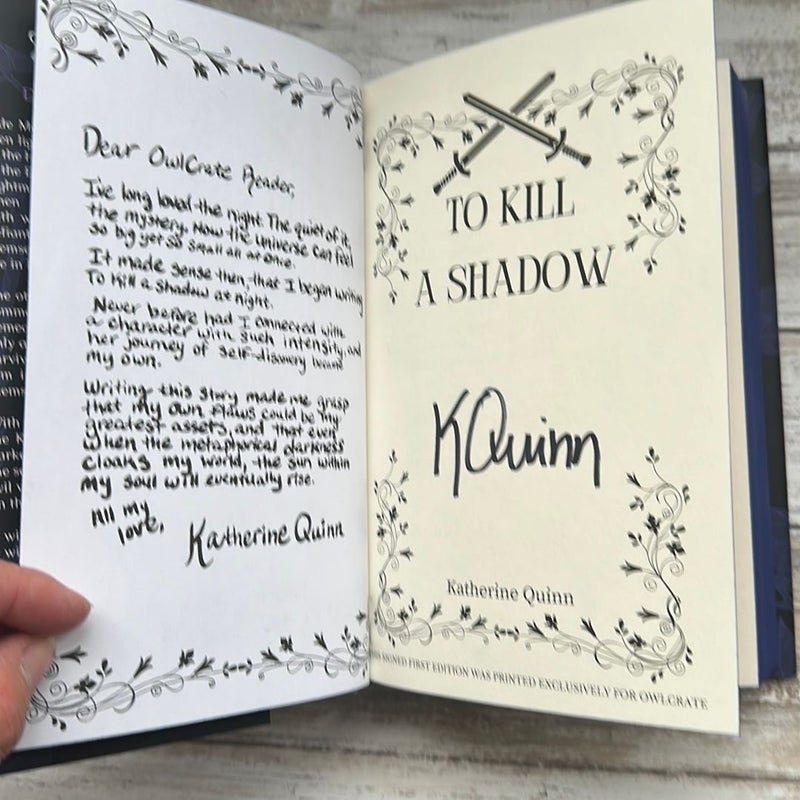 To Kill A Shadow OWLCRATE