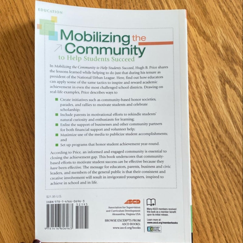 Mobilizing the Community to Help Students Succeed