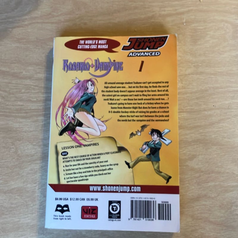 Rosario+Vampire, Vol. 1