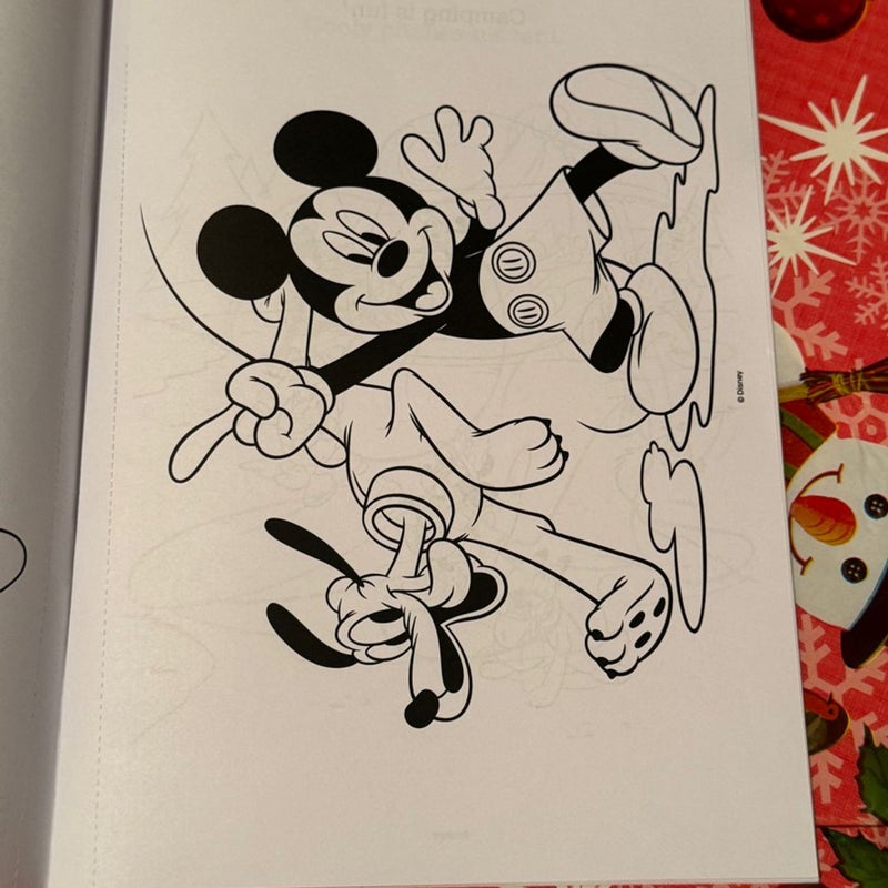 Mickey Mouse Coloring & Activity Book with Crayons