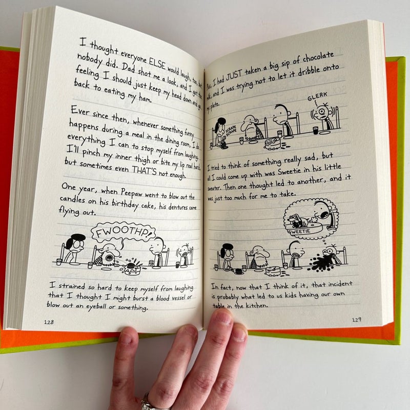 Diary of a Wimpy Kid book bundle, 4 books