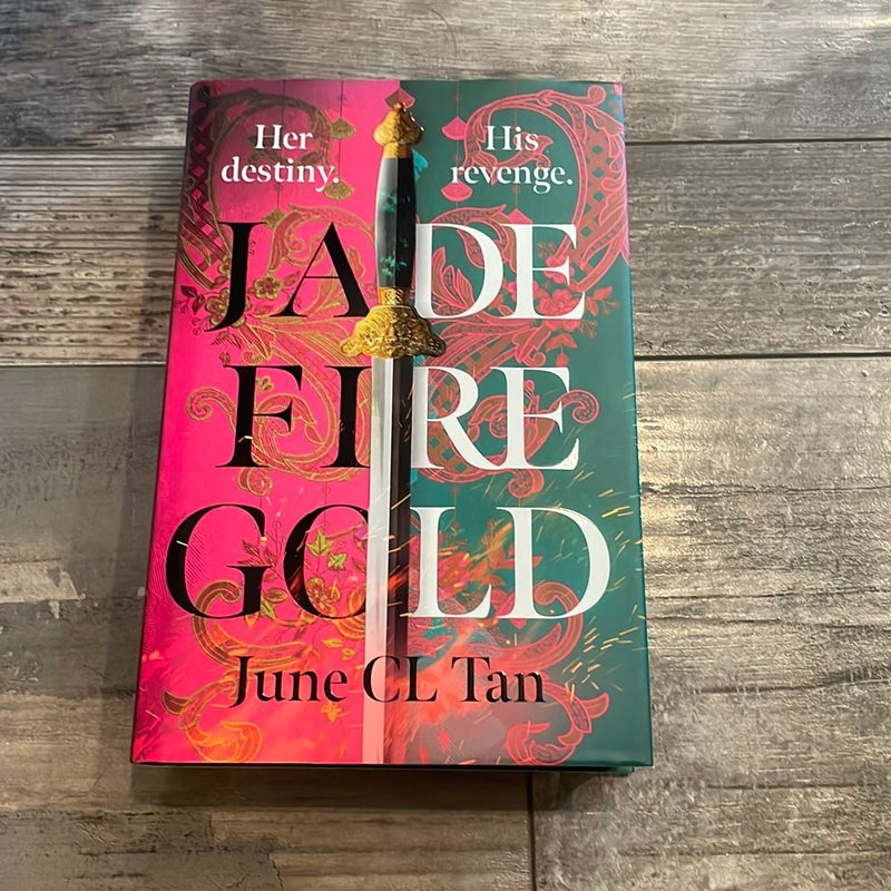 SIGNED Fairyloot Jade Fire Gold