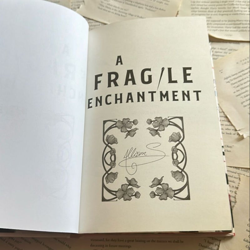 A Fragile Enchantment - FAIRYLOOT SIGNED EDITION