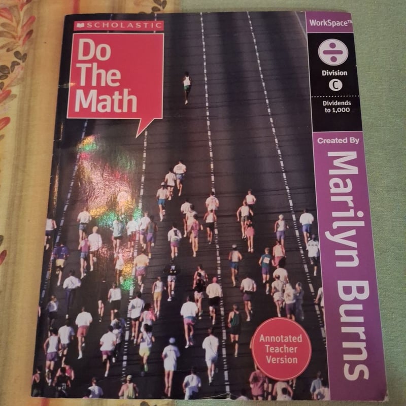 Scholastic Do the Math Division C Workspace Annotated Teacher Version ...