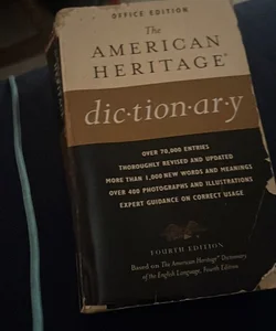 Houghton Mifflin 1466418 American Heritage Office Edition Dictionary, Paperback, 960 Pages