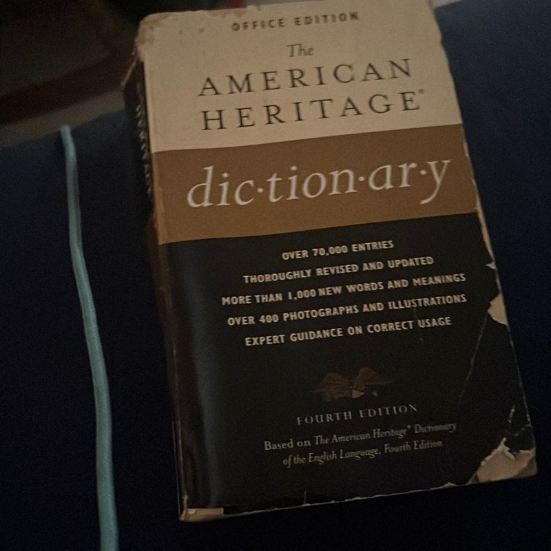 Houghton Mifflin 1466418 American Heritage Office Edition Dictionary, Paperback, 960 Pages