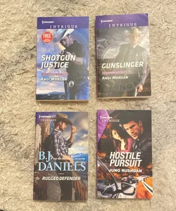 Lot of 4 Harlequin Intrigue Books