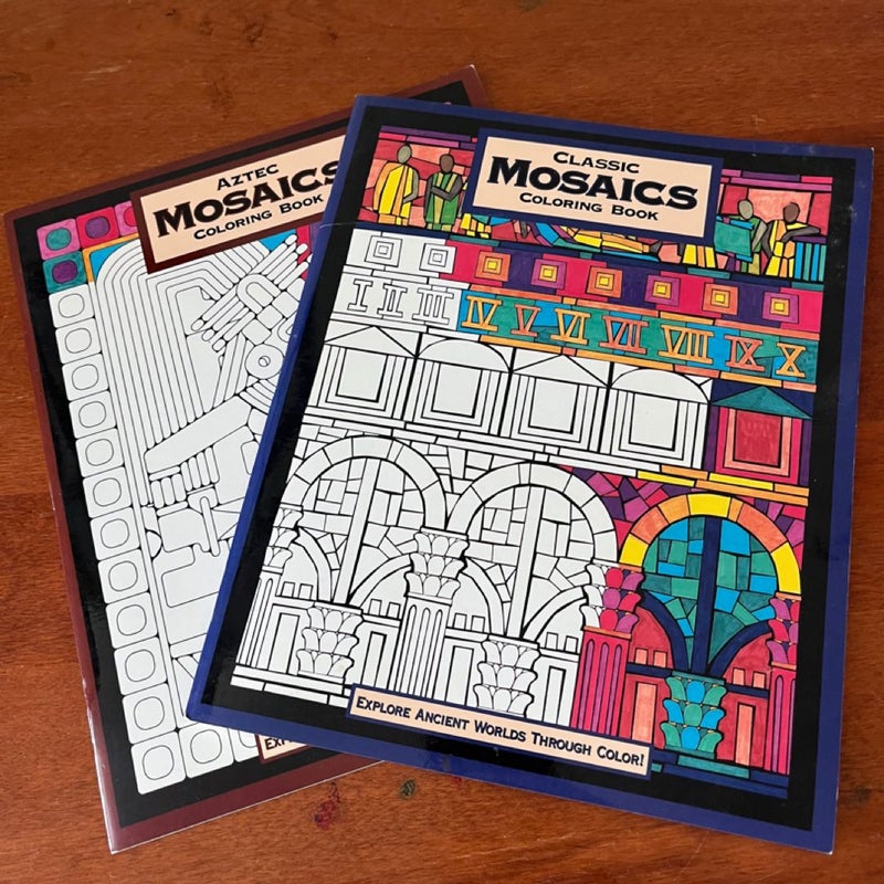 Adult Mosaic Coloring books