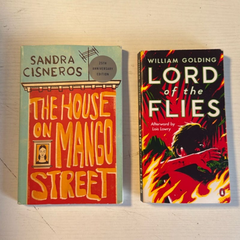 The House on Mango Street & Lord of the Flies (banned books)