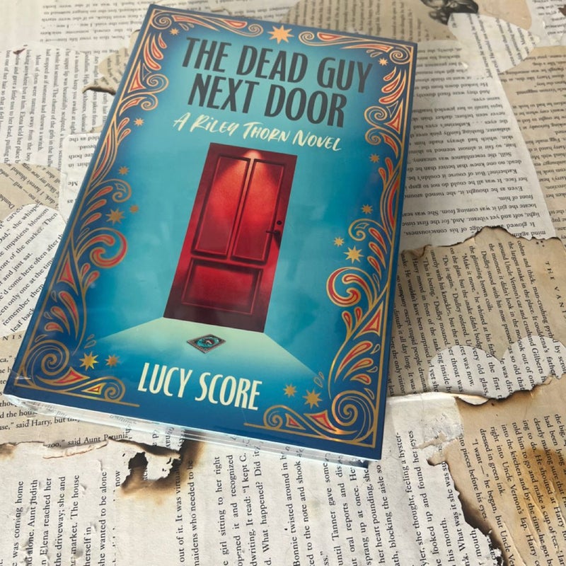 Bookish Box The Dead Guy Next Door: A Riley Thorn Novel SIGNED Lucy Score