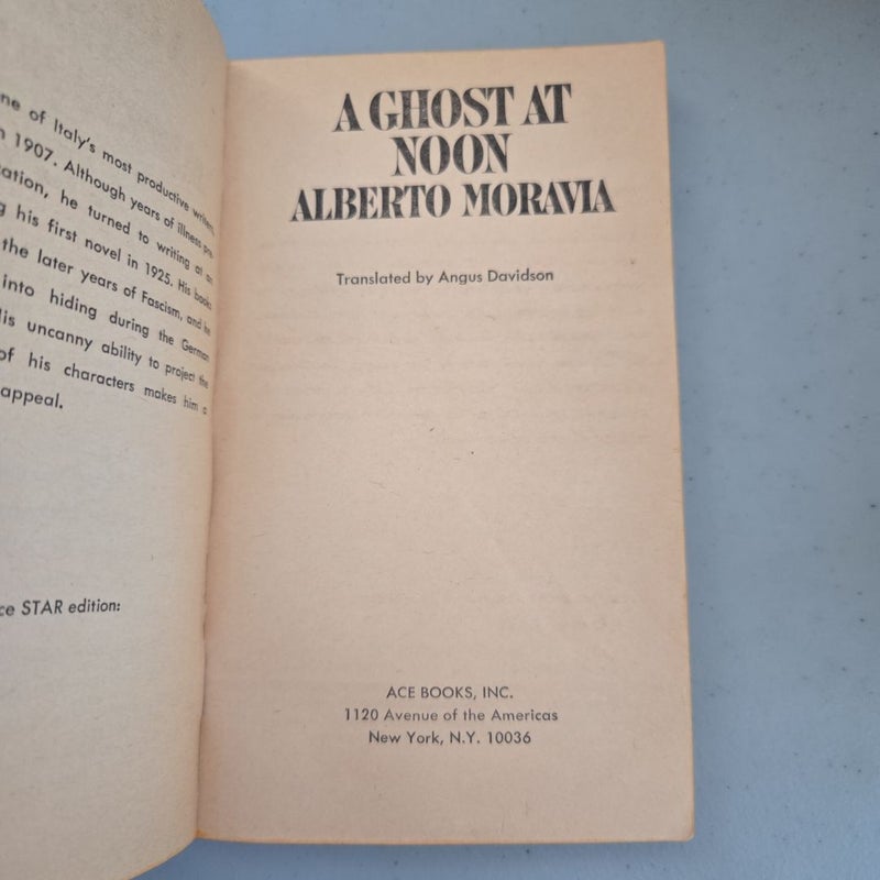 A Ghost At Noon