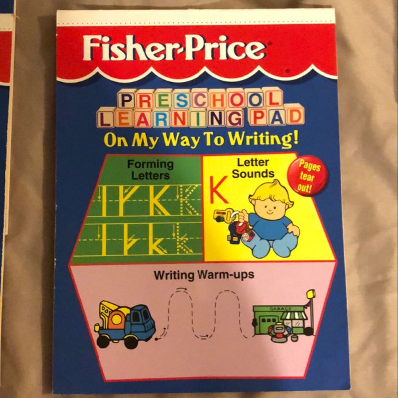 4 Preschool Workbooks