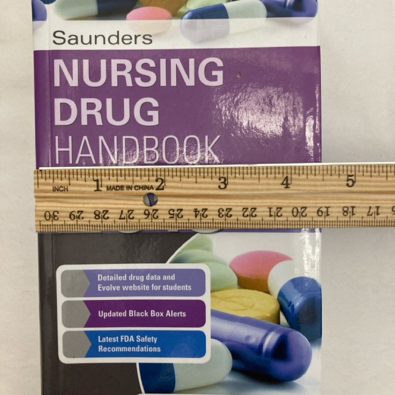 Saunders Nursing Drug Handbook 2018 Trade Paperback