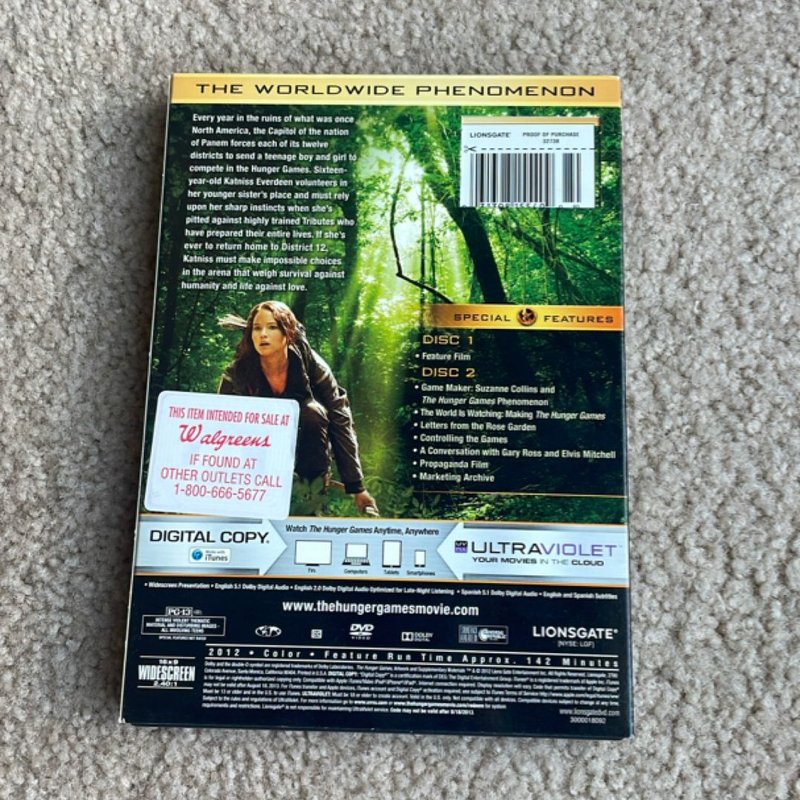 Hunger Games DVD