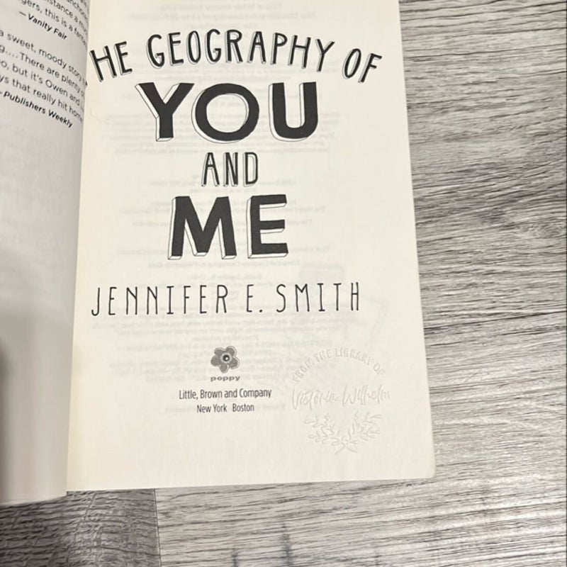 The Geography of You and Me