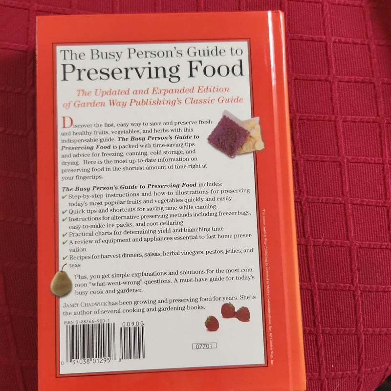 The Busy Person's Guide to Preserving Food