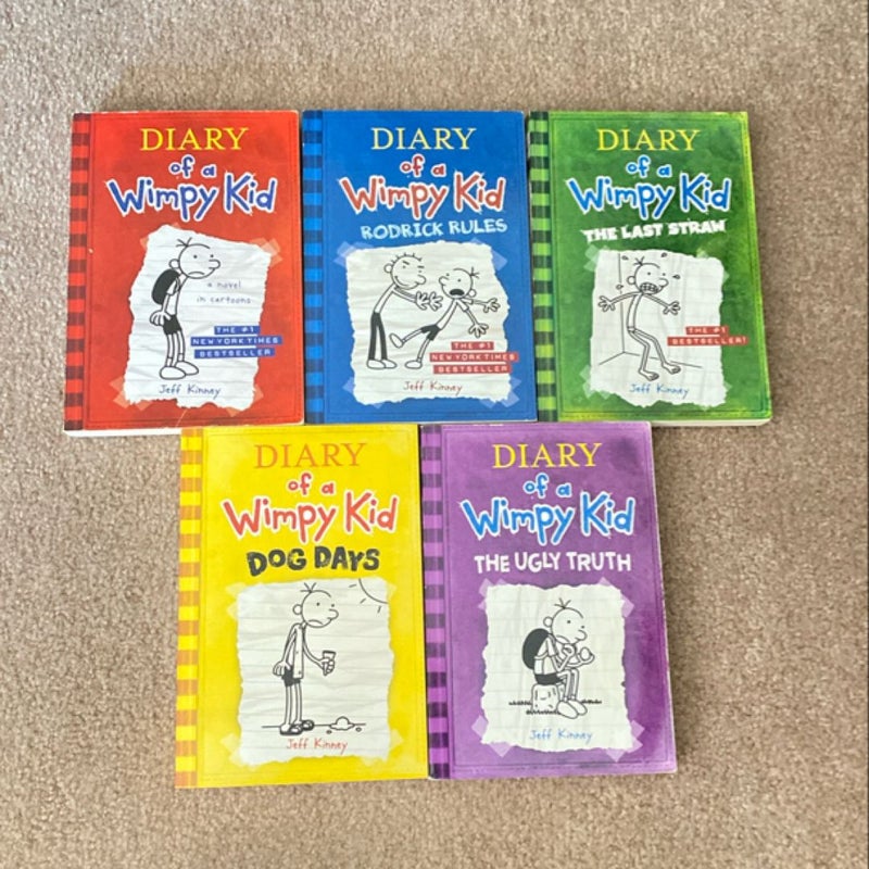 Diary of a Wimpy Kid (books 1-5)
