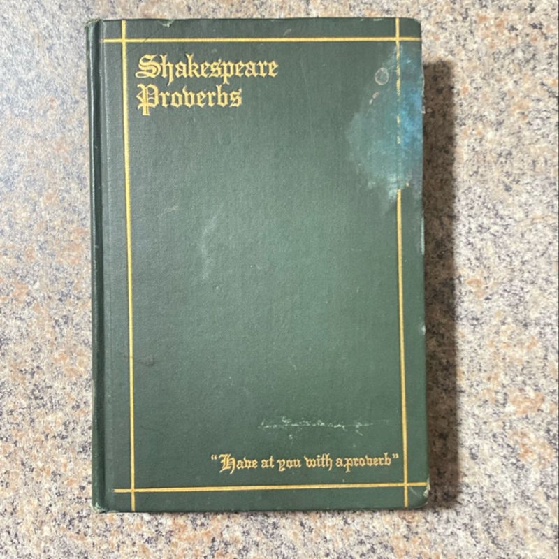 Shakespeare Proverbs 