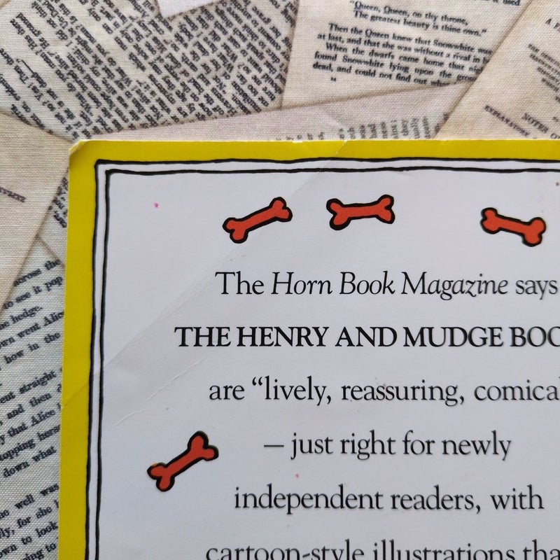 Henry and Mudge: and the Bedtime Thumps; in Puddle Trouble; and the Long Weekend