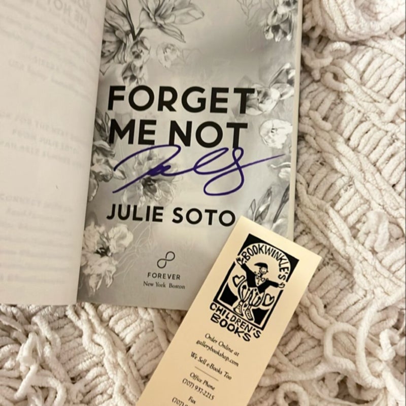 Forget Me Not - Signed Copy 