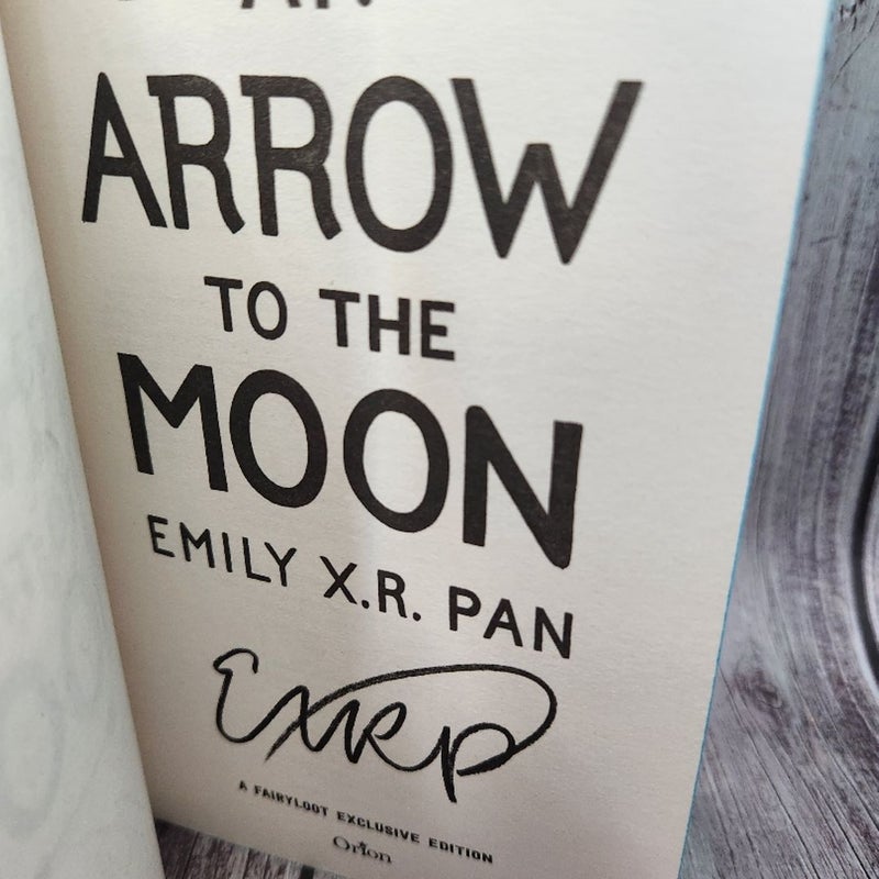 FairyLoot Signed Edition - An Arrow to the Moon by Emily X. R. Pan