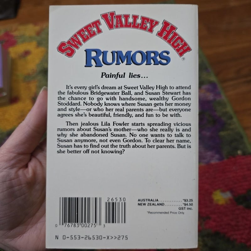 Sweet Valley High #37: Rumors