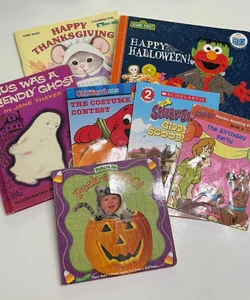 Halloween Thanksgiving Fall Autumn Spooky Kids Books