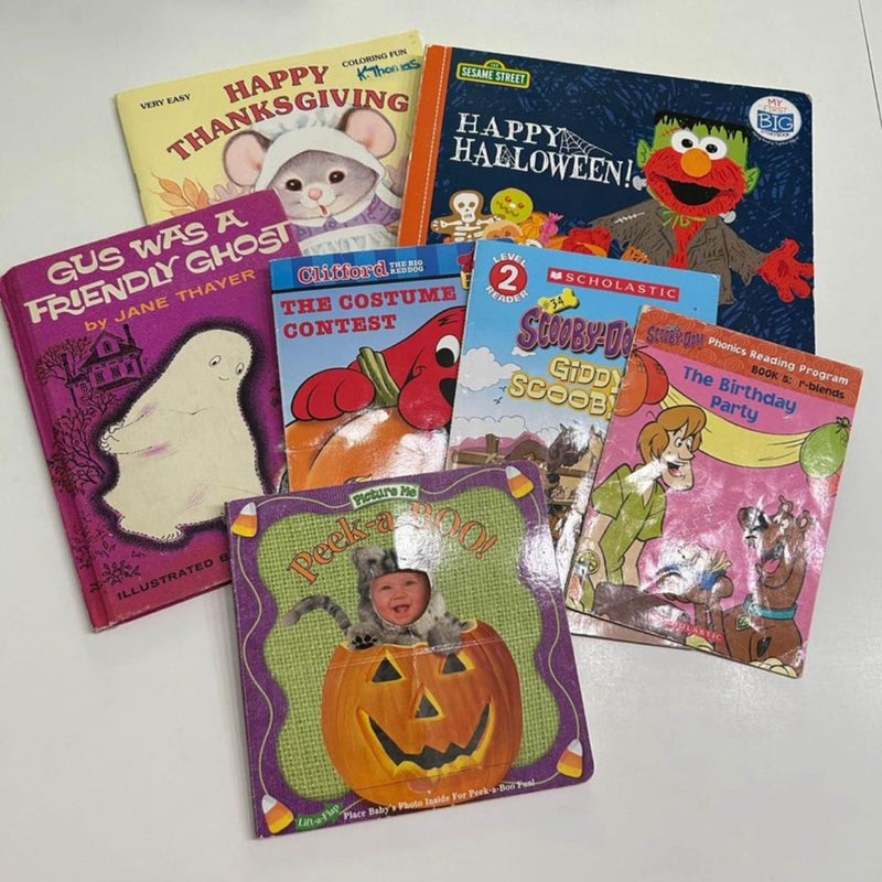 Halloween Thanksgiving Fall Autumn Spooky Kids Books