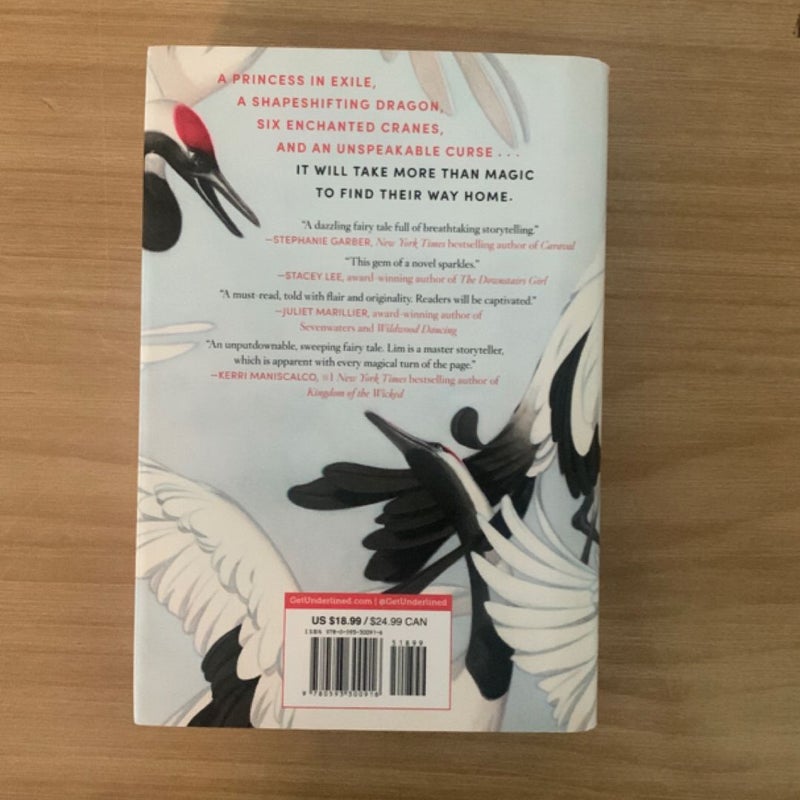 Six Crimson Cranes