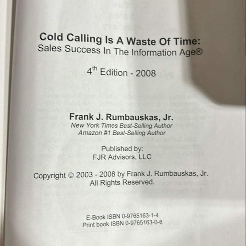 Cold Calling is a Waste of Time: