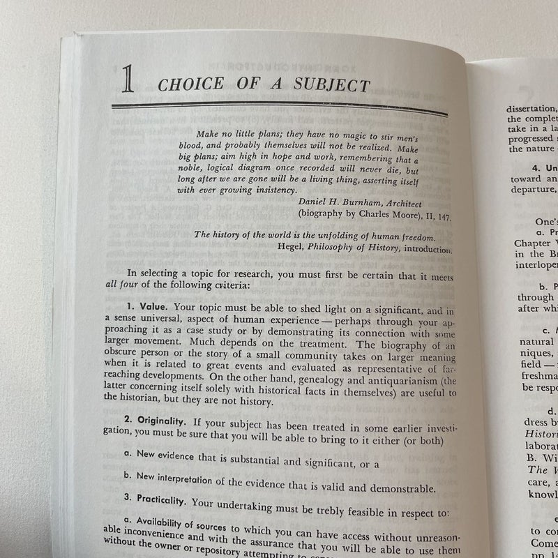 Historian's Handbook