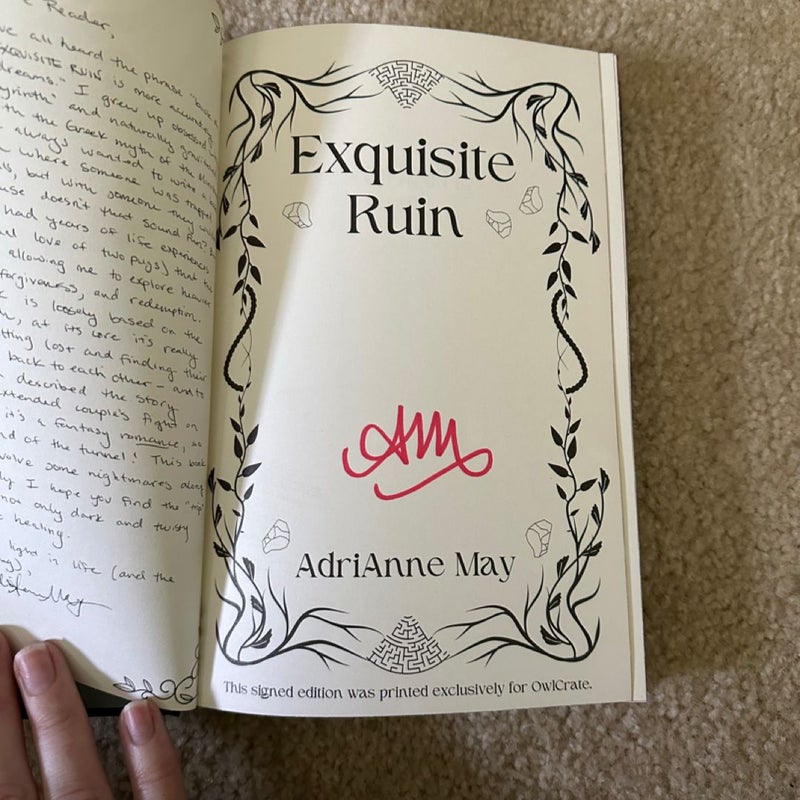 Exquisite Ruin Owlcrate edition