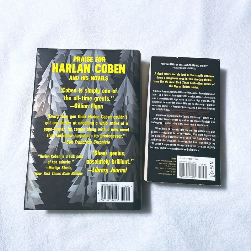 Harlan Coben 2 Book Hardcover Paperback Bundle