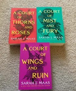 A Court of Thorns and Roses first 3 books
