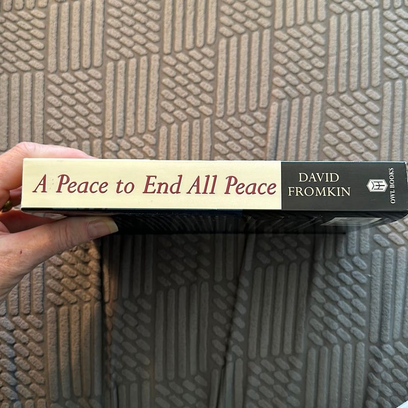 A Peace to End All Peace