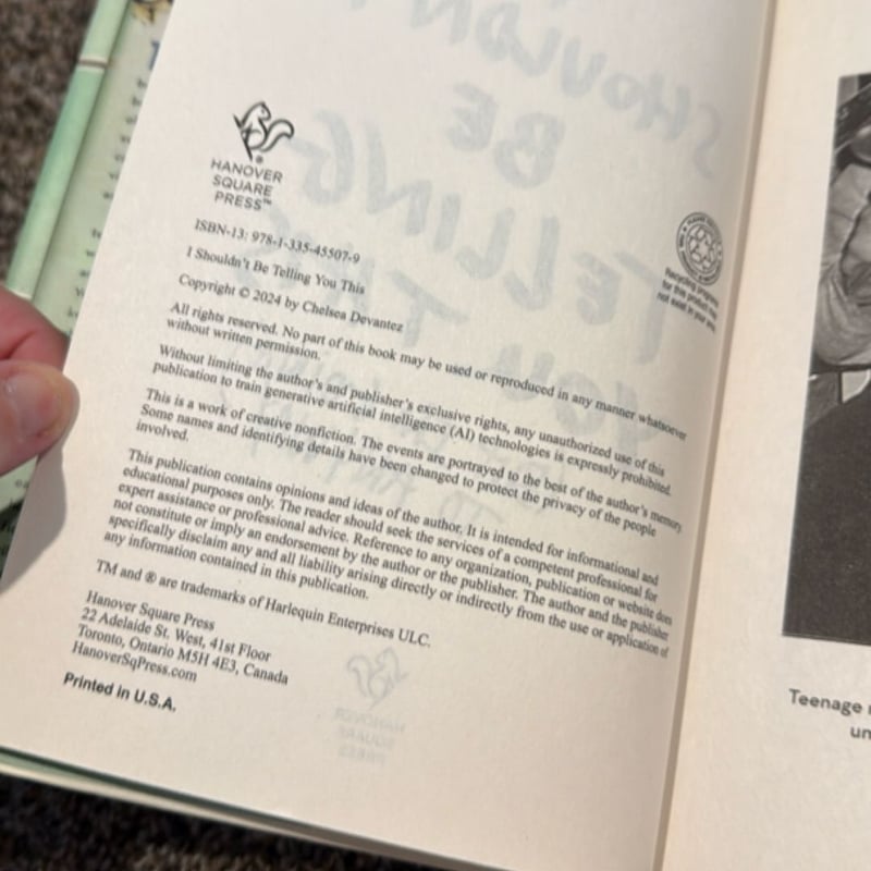 I Shouldn't Be Telling You This