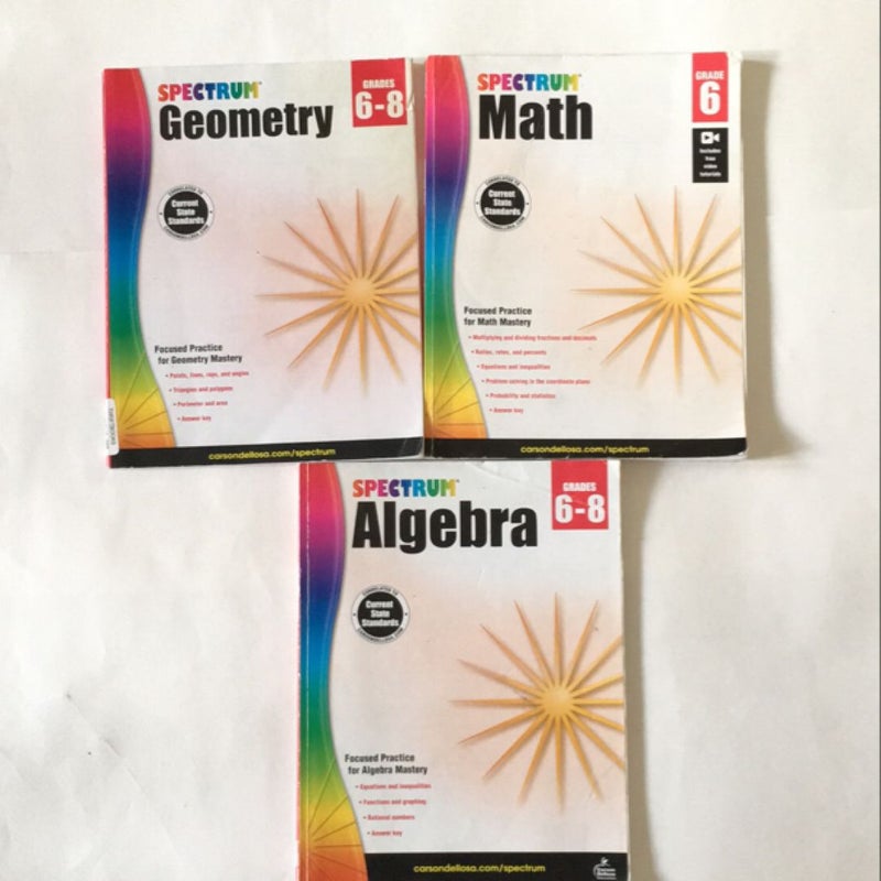 Spectrum Math, Grade 6