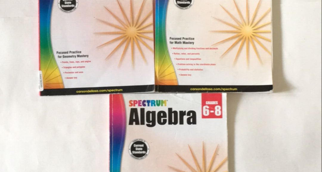 Amazon.com: Spectrum Grades 6-8 Geometry Math Workbook