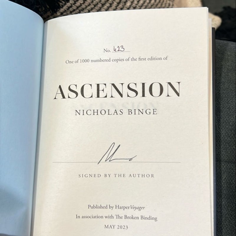 The Broken Binding - Ascension SIGNED