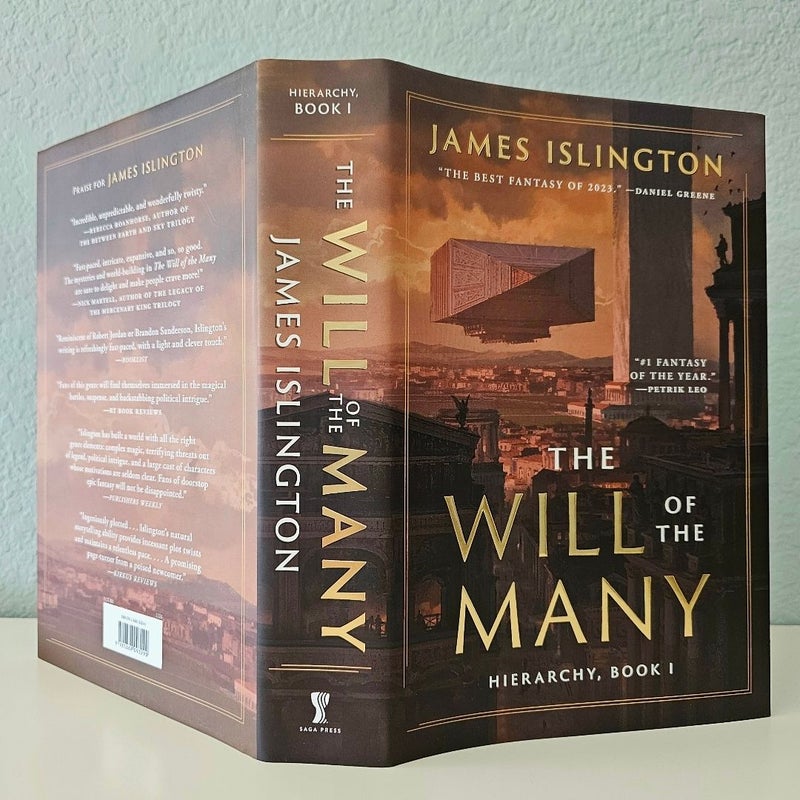 The Will of the Many SIGNED by James Islington Deluxe Edition First Print