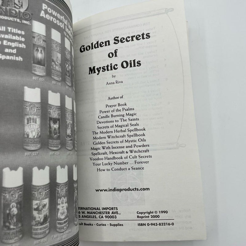 Golden Secrets of Mystic Oils