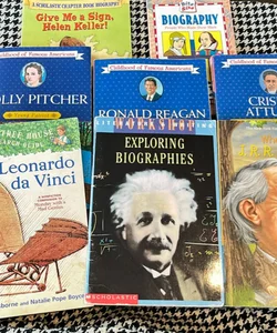 8 book juvenile/middle grade biography bundle