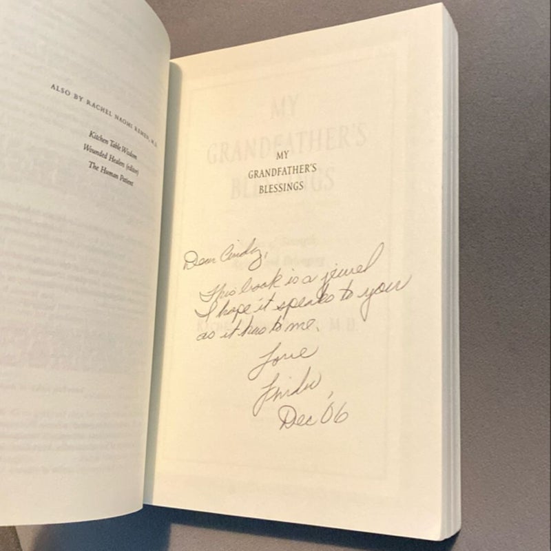 My Grandfather's Blessings