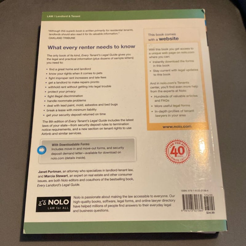 Every Tenant's Legal Guide