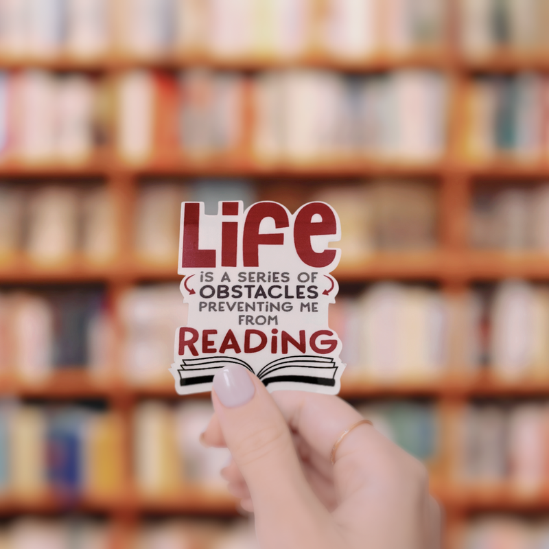 Life & Reading Vinyl Sticker Laminated 